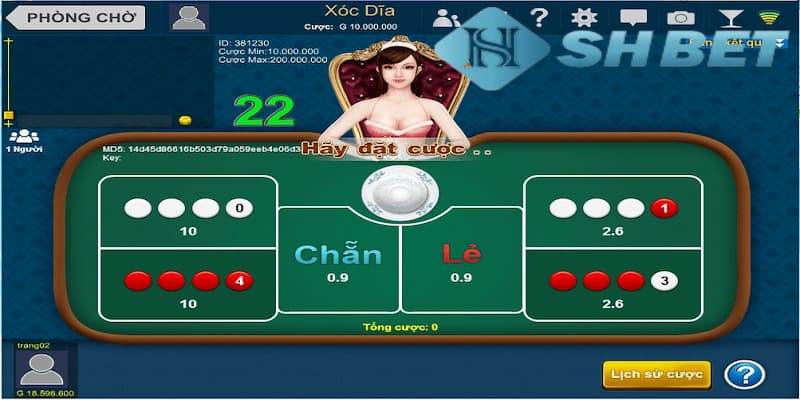 Chơi xóc đĩa theo kinh nghiệm đúc kết theo thời gian