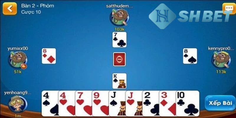 Canh vị trí ngồi là mẹo đánh bài phỏm hiệu quả