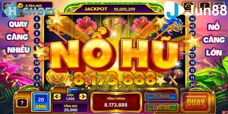 Trải nghiệm tuyệt vời khi tham gia cá cược nổ hũ đình đám TOP 1